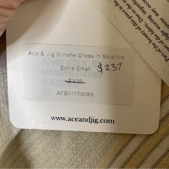 Ace & jig Womens Simone tiered mixed print mini dress XS - Picture 9 of 10